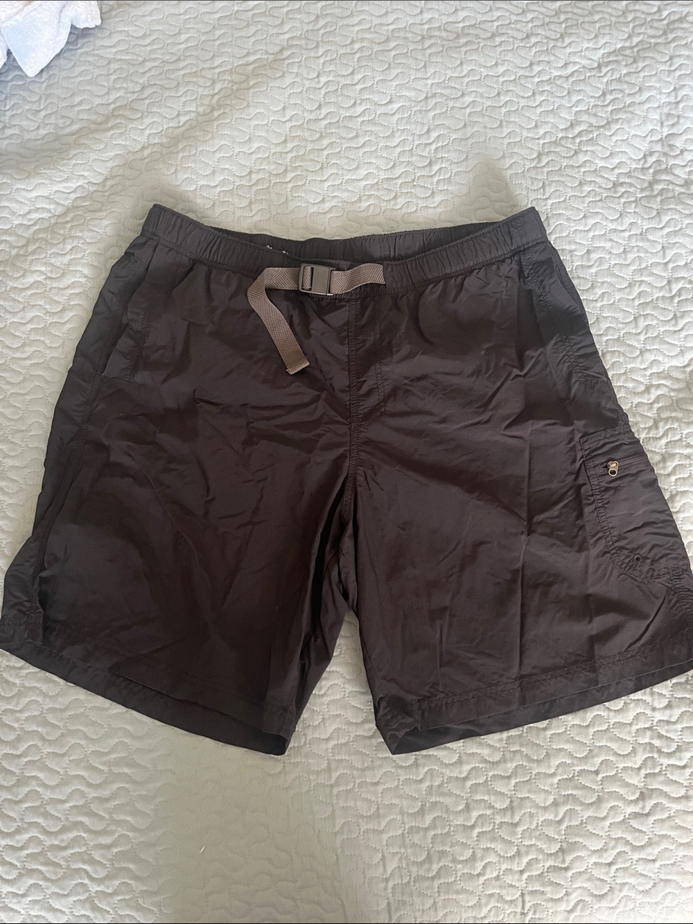 Columbia Black Shorts with Gray Mesh Liner
